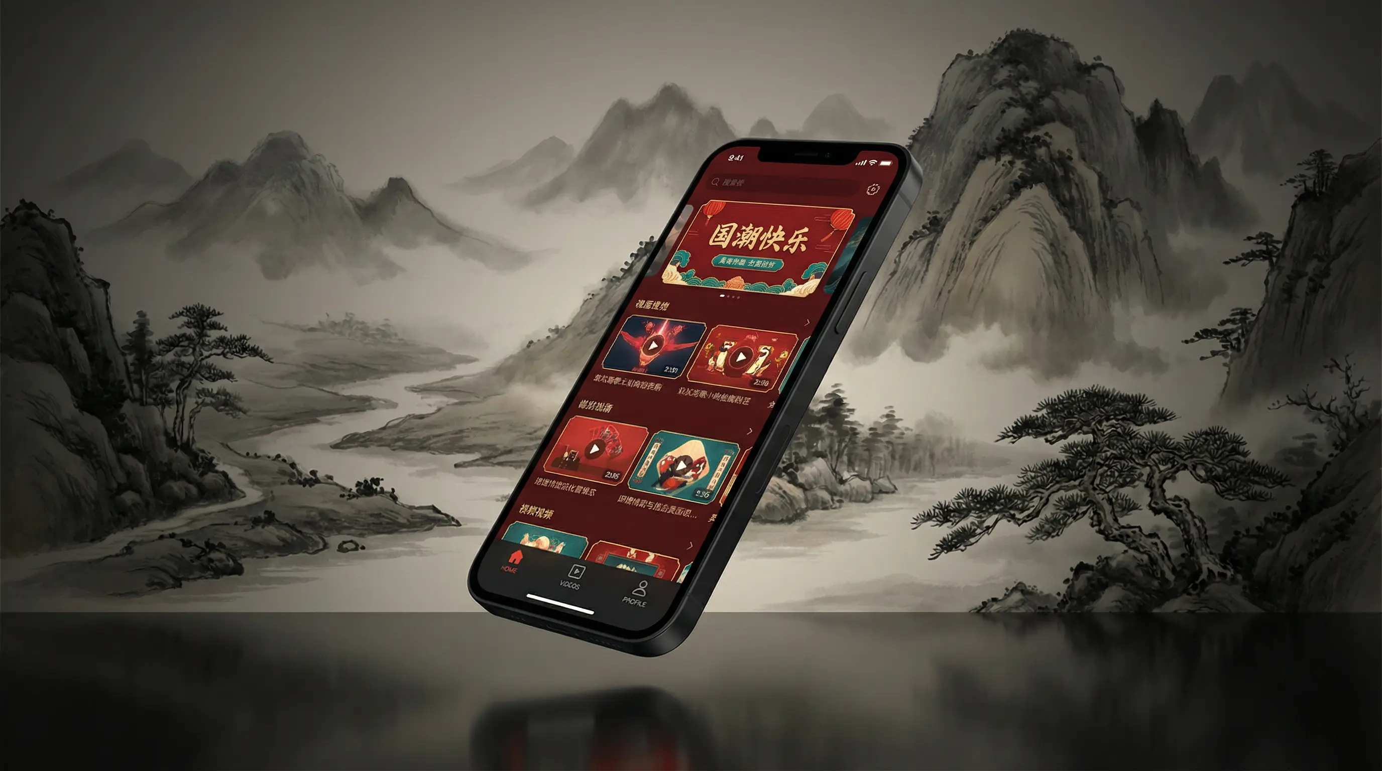 快乐到家发布会 移动端APP界面展示